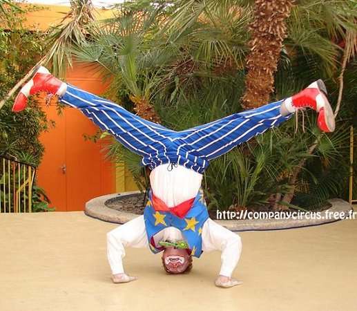 Animation Clown et des prouesses acrobatiques font la joie des enfants