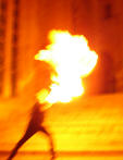 cracheur de feu medievale
