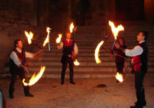jongleurs de feu epoque medievale