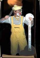 clown magicien Manipulation cartes!